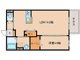 奈良県奈良市大森西町20-32（賃貸アパート1LDK・1階・46.00㎡） その2