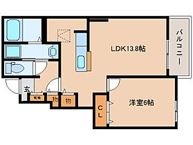 京都府木津川市城山台1丁目21-8（賃貸アパート1LDK・1階・45.89㎡） その2