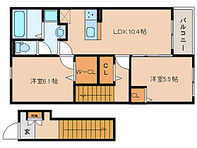 ハイフィールドIII 202 ｜ 奈良県奈良市高畑町57-7（賃貸アパート2LDK・2階・58.60㎡） その2