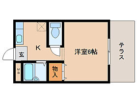 奈良県奈良市三条桧町（賃貸アパート1K・1階・20.46㎡） その2