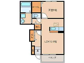 エクセレント佐保A棟  ｜ 奈良県奈良市法蓮町275（賃貸アパート1LDK・1階・46.22㎡） その2