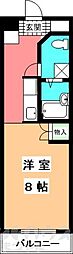 カローラ清水町 1Kの間取図画像
