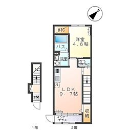 フィグ・ガーデン 1LDKの間取図画像