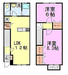 PINEHOUSE 2LDKの間取図画像