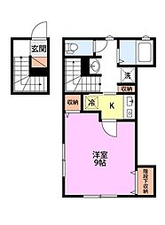 sereno 1Kの間取図画像