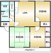 姿見ハイツ 202 ｜ 佐賀県鳥栖市元町字霜月（賃貸アパート3LDK・2階・55.00㎡） その2