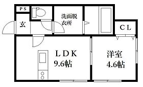 カポラボーロ 104 ｜ 佐賀県鳥栖市原町（賃貸アパート1LDK・1階・33.12㎡） その2