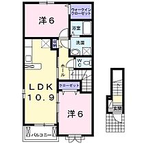 サニーヒルズ　アパートメント 202 ｜ 佐賀県鳥栖市原町（賃貸アパート2LDK・2階・57.21㎡） その2