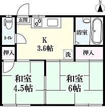 コーポ三和 101 ｜ 佐賀県神埼郡吉野ヶ里町吉田（賃貸アパート2K・1階・26.87㎡） その2