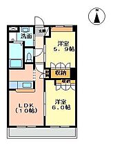 アドバンス・ピアII 102 ｜ 佐賀県神埼市神埼町永歌（賃貸マンション2LDK・1階・51.66㎡） その2