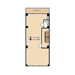 アクセス新中野 ワンルームの間取図画像