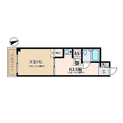 ライオンズマンション南大塚 1Kの間取図画像