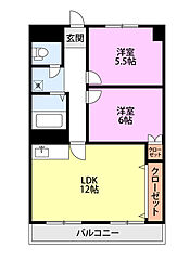 物件の間取り
