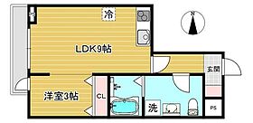 宮城県仙台市青葉区堤町３丁目（賃貸アパート1LDK・3階・26.76㎡） その1