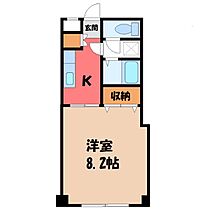 栃木県宇都宮市平松町（賃貸マンション1K・3階・27.97㎡） その2