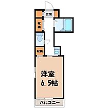 栃木県宇都宮市簗瀬4丁目（賃貸マンション1K・1階・21.48㎡） その2