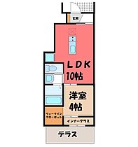 栃木県河内郡上三川町大字上三川（賃貸アパート1LDK・1階・36.49㎡） その2