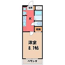 栃木県下都賀郡壬生町大師町（賃貸アパート1K・1階・24.75㎡） その2