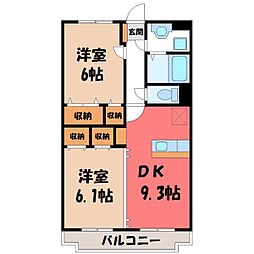 真岡鐵道 真岡駅 バス9分 長田東下車 徒歩18分