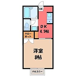間取図画像 1DK