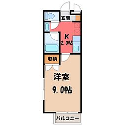 間取図画像 1K