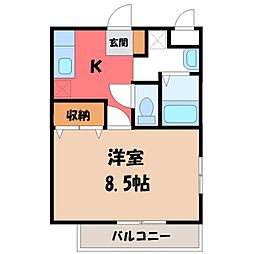 間取図画像 1K
