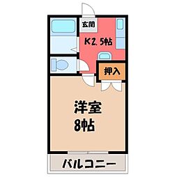 間取図画像 1K