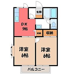 間取図画像 2DK