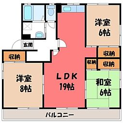 間取図画像 3LDK