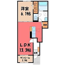 間取図画像 1LDK