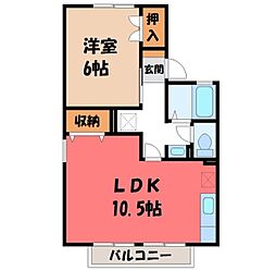間取図画像 1LDK