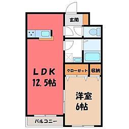 間取図画像 1LDK