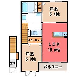 クレール アヴニール 2階/-