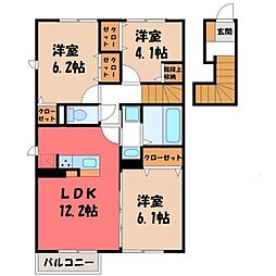 カーサ トラディシオン Ｂ 2階