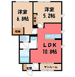 ラペ・ブロッサム A 1階