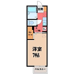 JR東北本線 雀宮駅 徒歩13分 1階/-