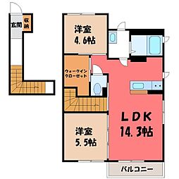 プリモス・コート E 2階/-