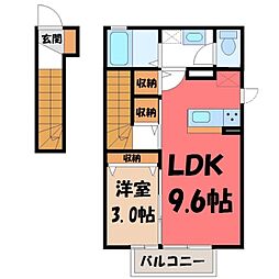 スターフォール A 2階/-