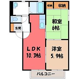 サウスタウン B 2階