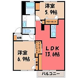ブライト・コート B 2階/-