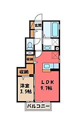 JR東北本線 宇都宮駅 バス13分 下栗団地西下車 徒歩2分 1階/-