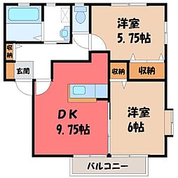 ソレアード・フレッサ G 1階