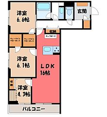 物件の間取り