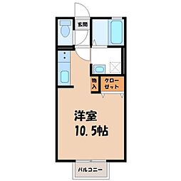 JR東北本線 雀宮駅 徒歩10分 1階/-