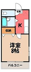 ダイショウハイツ 1Kの間取図画像