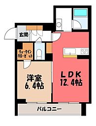 東武宇都宮線 東武宇都宮駅 徒歩20分 3階/-