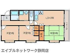 静岡県静岡市葵区東草深町（賃貸マンション3LDK・2階・61.86㎡） その2