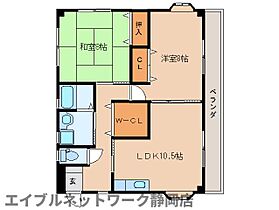 静岡県静岡市葵区安東1丁目（賃貸マンション2LDK・3階・66.12㎡） その2