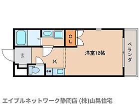 静岡県静岡市葵区駿河町（賃貸マンション1R・2階・27.22㎡） その2