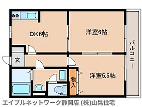 静岡県静岡市駿河区用宗3丁目（賃貸アパート2DK・2階・40.33㎡） その2